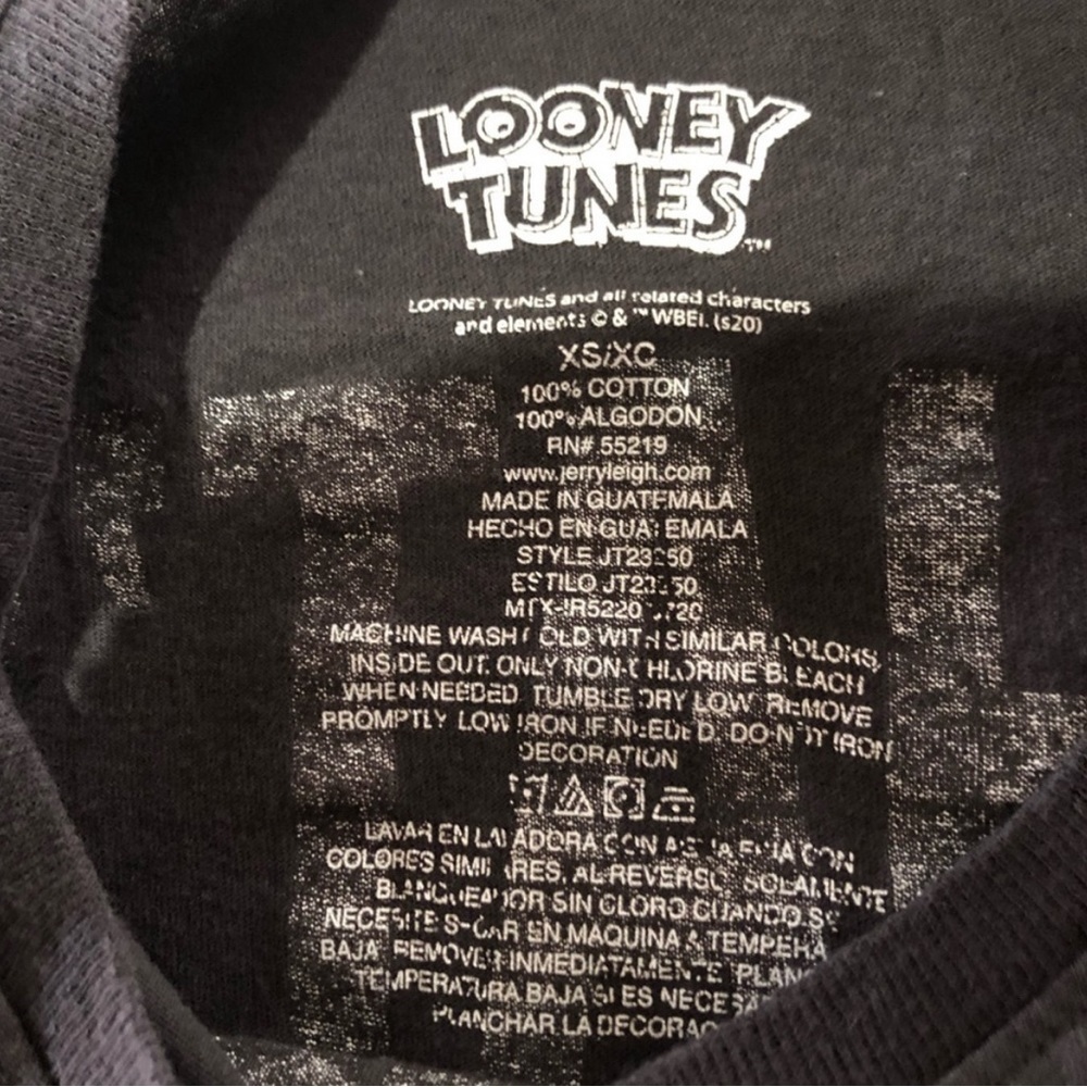 LOONEY TUNES and all related characters and elements & WBE(20s) T-shirt crop top - Picture 9 of 12